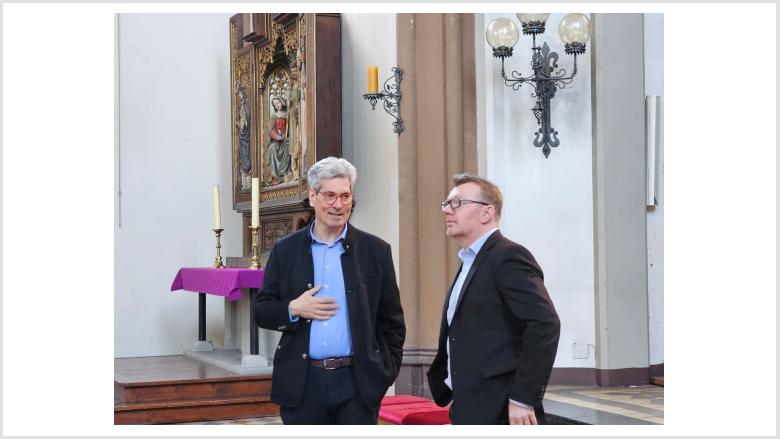 Besuch der Kirche in Hermges 