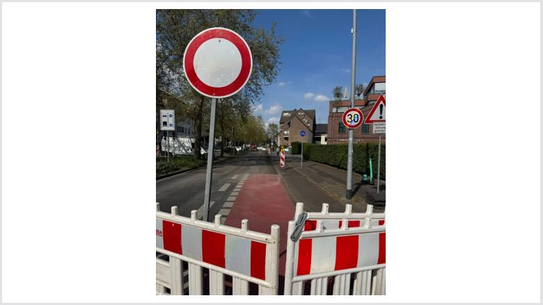 Hohenzollernstraße Mönchengladbach gesperrt Hohenzollernstraße Mönchengladbach gesperrt