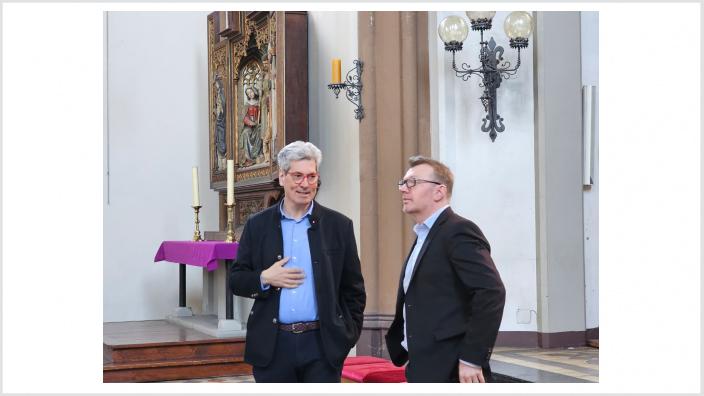 Besuch der Kirche in Hermges 